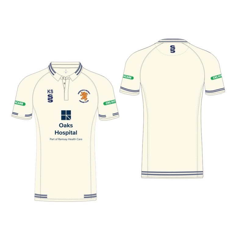 Abberton & District CC - Bespoke - Short Sleeved Playing Shirt
