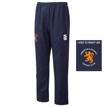 Dual Poplin Track Pant : Navy
