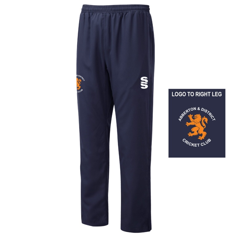 Dual Poplin Track Pant : Navy